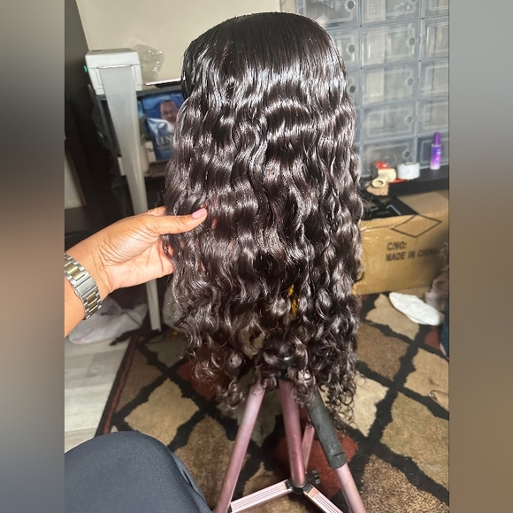 Pre❤VERY GENTLY worn 13X4 HD LACE FRONTAL 22-24 inches Human Hair - Picture 6 of 13